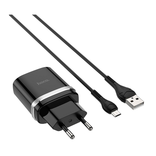 Купить Сетевое Зарядное Устройство Hoco C12Q QC 3.0 18W Micro, 4