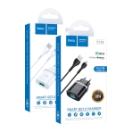 Купить Сетевое Зарядное Устройство Hoco C12Q QC 3.0 18W Micro, 6