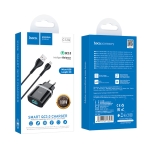 Купить Сетевое Зарядное Устройство Hoco C12Q QC 3.0 18W Micro, 8