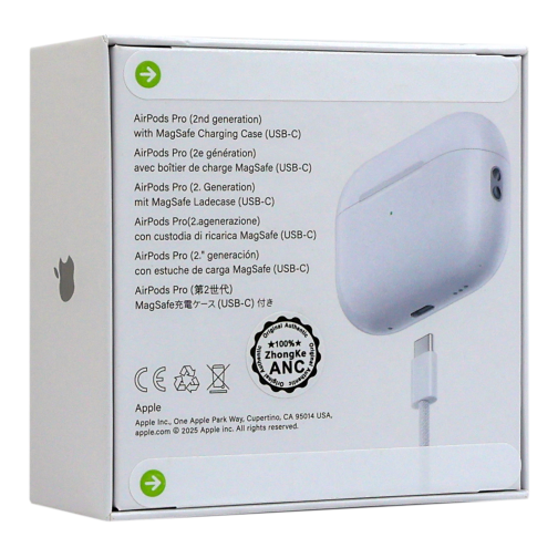 Бездротова Стерео Гарнітура Apple Airpods Pro 2 Type-C + ANC Copy (чіп Zhongke8922) превью 6
