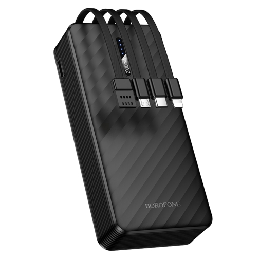 Купити Універсальна Мобільна Батарея Power Bank Borofone BJ84A Smooth with four cables 20000mAh, 2