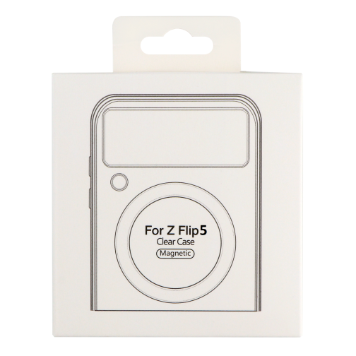 Чохол TPU Clear Case with MagSafe для Samsung Flip 5 (F731)