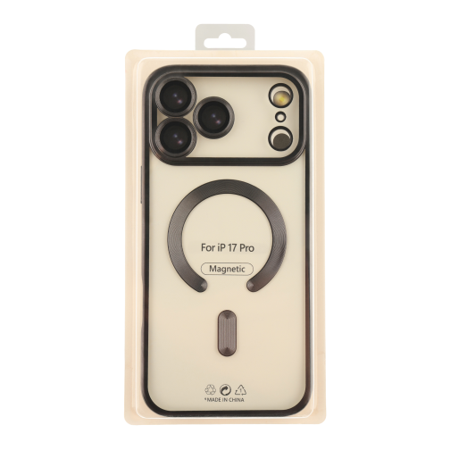 Чохол TPU Metallic Chrome Full Camera with Magsafe для iPhone 17 Pro превью 3