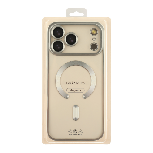 Чохол TPU Metallic Chrome Full Camera with Magsafe для iPhone 17 Pro превью 9