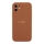 Купить Чехол Silicone Case Full Size with Frame для iPhone 12 93.New Brown