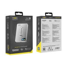 Купить Magnetic Power Bank YOKI Trinity (15W Qi/20W QC/PD) 10000 mAh YK-MPT1020 Купить Magnetic Power Bank YOKI Trinity (15W Qi/20W QC/PD) 10000 mAh YK-MPT1020