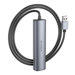 Купить USB Hub Borofone DH12 4-в-1 USB to USB3.0*4(L=1.2M), 4