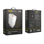 Купити Мережевий зарядний пристрій YOKI Led Series YK-20PD 20W, 10
