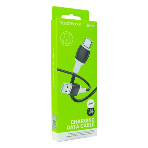 Купити Кабель USB Borofone BX84 Type-C 3A М'ята упаковка, 2