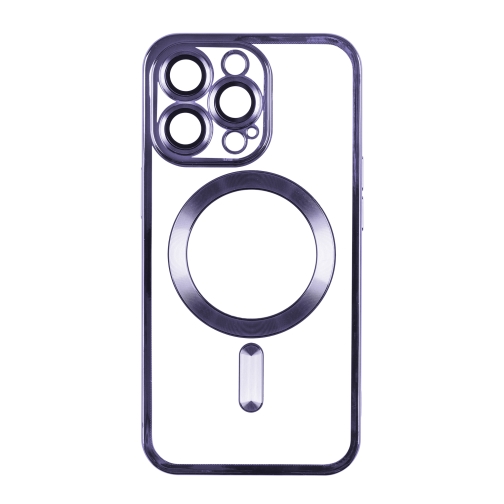 Купить Чехол TPU Metallic Full Camera with Magsafe для iPhone 14 Pro Мятая упаковка, 3