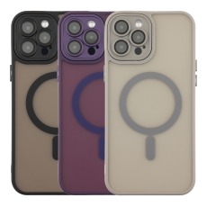 Купить Чехол TPU+PC Magnetic Matte Camera Lens with Magsafe для iPhone 12 Pro Max Купить Чехол TPU+PC Magnetic Matte Camera Lens with Magsafe для iPhone 12 Pro Max