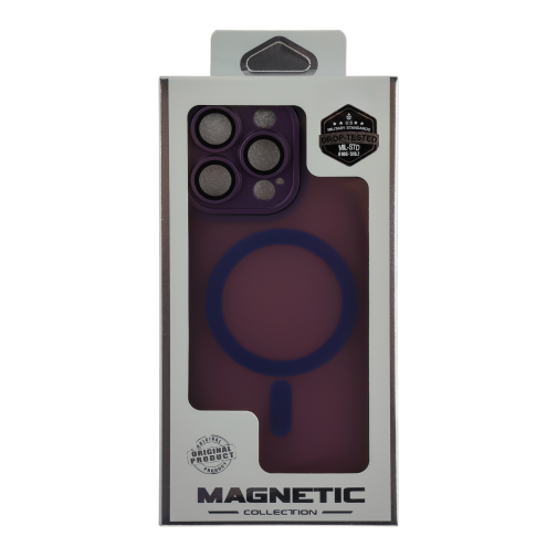 Чохол TPU+PC Magnetic Matte Camera Lens with Magsafe для iPhone 12 Pro Max превью 6