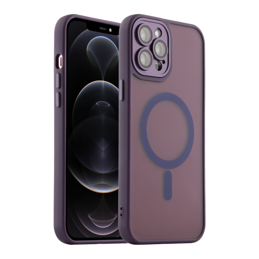 Чохол TPU+PC Magnetic Matte Camera Lens with Magsafe для iPhone 12 Pro превью 2