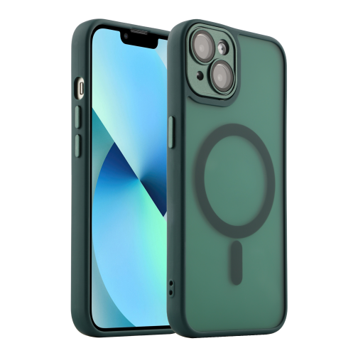 Чохол TPU+PC Magnetic Matte Camera Lens with Magsafe для iPhone 13 превью 2