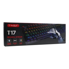 Купити Клавіатура TWolf T17 LED Blue Switch М'ята упаковка