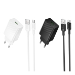 Купити Мережевий Зарядний Пристрій Borofone BAS72A 1USB QC 18W+USB to Type-C М'ята упаковка