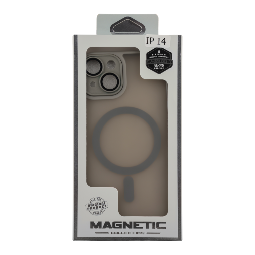 Чохол TPU+PC Magnetic Matte Camera Lens with Magsafe для iPhone 14 превью 6
