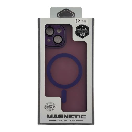 Чохол TPU+PC Magnetic Matte Camera Lens with Magsafe для iPhone 14 превью 8