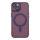Купить Чехол TPU+PC Magnetic Matte Camera Lens with Magsafe для iPhone 14 Dark Purple