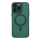 Купить Чехол TPU+PC Magnetic Matte Camera Lens with Magsafe для iPhone 14 Pro Dark Green