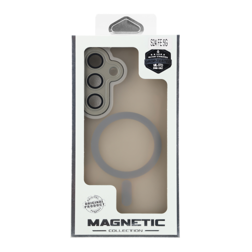 Чохол TPU+PC Magnetic Matte Camera Lens with Magsafe для Samsung Galaxy S24 FE 5G (S721) превью 4