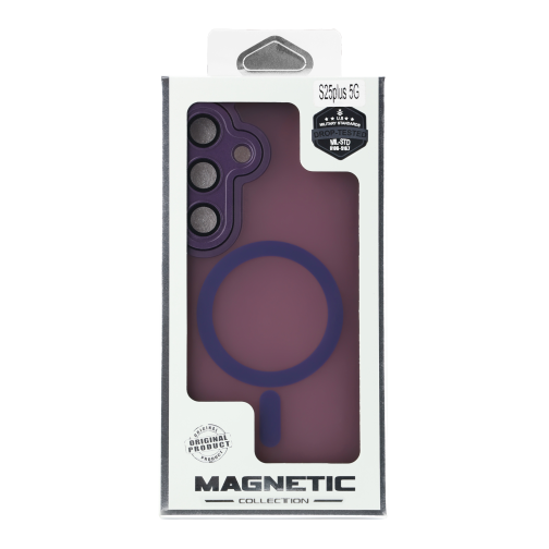 Чохол TPU+PC Magnetic Matte Camera Lens with Magsafe для Samsung Galaxy S25+ 5G (S936) превью 7