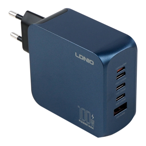 Купить Сетевое Зарядное Устройство LDNIO Q8 1USB/3USB-C/IP GAN 100W+Type-C to Type-C, 3