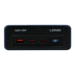 Купить Сетевое Зарядное Устройство LDNIO SC1 2-Sockets/1USB/2USB-C GAN 45W, 3