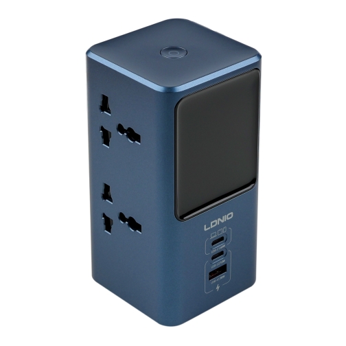 Купить Сетевое Зарядное Устройство LDNIO SC2 2-Sockets/1USB/2USB-C GAN 45W Led Display, 2