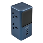 Купить Сетевое Зарядное Устройство LDNIO SC2 2-Sockets/1USB/2USB-C GAN 45W Led Display, 2
