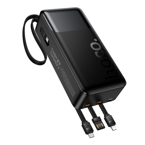 Універсальна Мобільна Батарея Power Bank Hoco J156B Founder 22.5W+PD20W fully compatible power bank with four cables 30000mAh превью 4