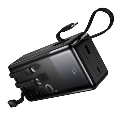 Універсальна Мобільна Батарея Power Bank Hoco J156B Founder 22.5W+PD20W fully compatible power bank with four cables 30000mAh превью 6