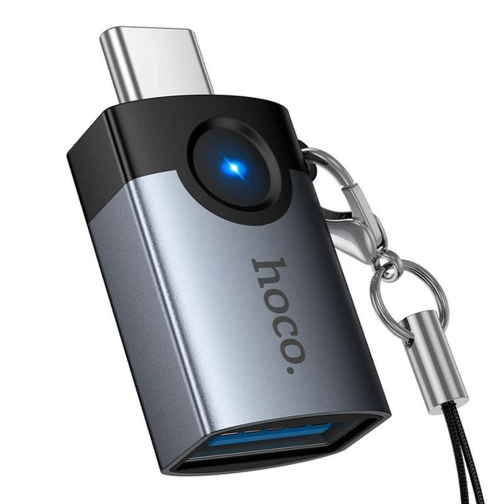 Перехідник Hoco UA46C Type-C male to USB female USB3.0 превью 3