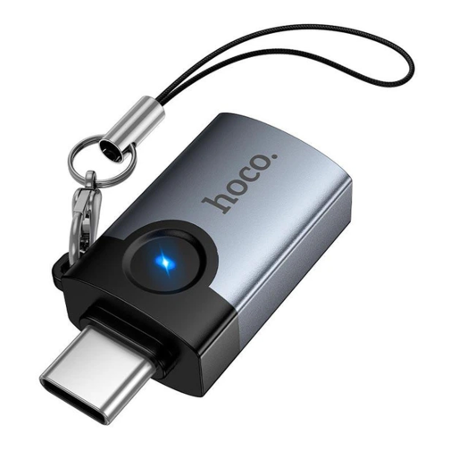 Перехідник Hoco UA46C Type-C male to USB female USB3.0 превью 6