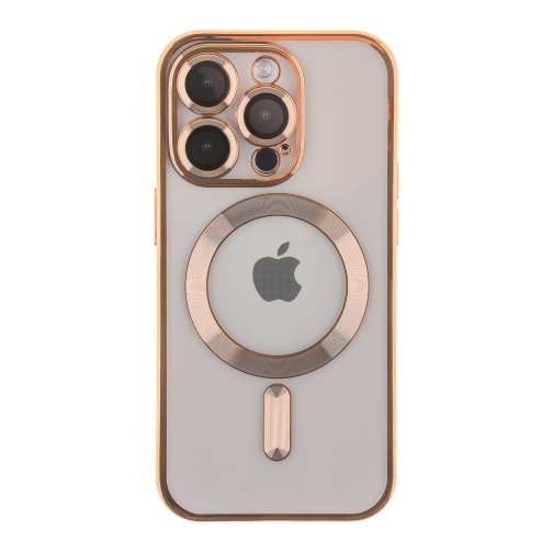 Купить Чехол TPU Metallic Full Camera with Magsafe для iPhone 14 Pro Мятая упаковка