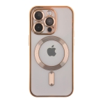 Купить Чехол TPU Metallic Full Camera with Magsafe для iPhone 14 Pro Мятая упаковка