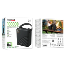 Купити Універсальна Мобільна Батарея Power Bank Borofone BJ85 Myriad 22.5W+PD20W+light 100000mAh Купити Універсальна Мобільна Батарея Power Bank Borofone BJ85 Myriad 22.5W+PD20W+light 100000mAh