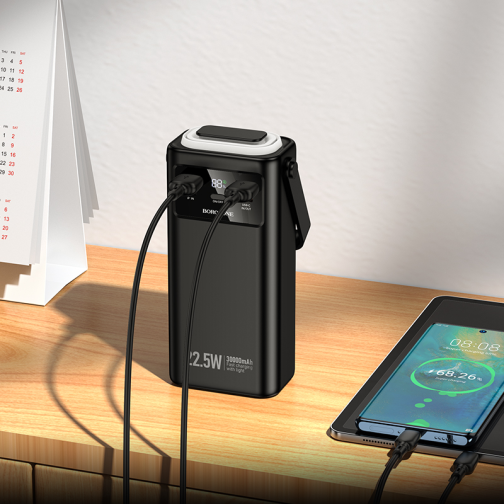 Універсальна Мобільна Батарея Power Bank Borofone BJ65 High 22.5W+PD20W+four-cables 30000mAh превью 8