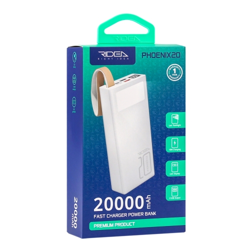 Купить Power Bank Ridea RP-D20L Phoenix20 10W digital display + lamp 20000 mAh, 3