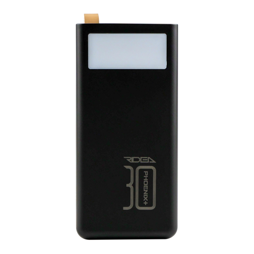 Універсальна Мобільна Батарея Power Bank Ridea RP-D30L+ Phoenix30+ PD/QC 3.0 20W digital display + lamp 30000 mAh