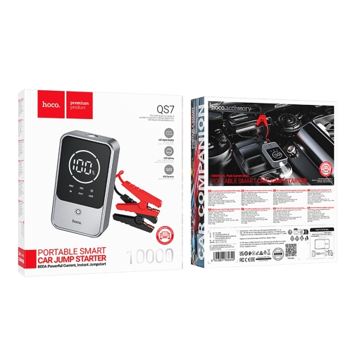 Купити Автомобільний Пусковий Пристрій Hoco QS7/Power Bank(10000mAh), 2