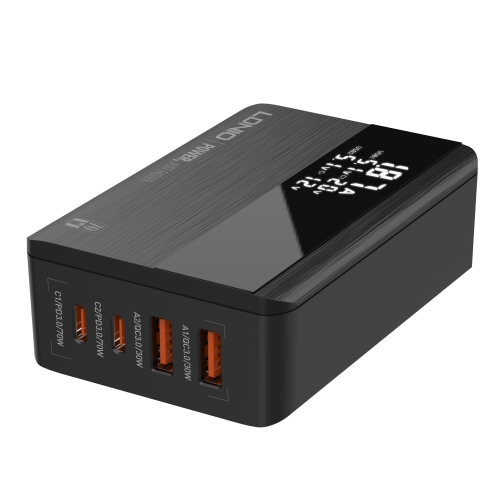Купить Сетевое Зарядное Устройство LDNIO A4808Q 2USB/2USB-C GAN PD70W LED Display 1.5m, 4