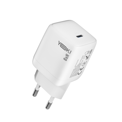 Купить Сетевое Зарядное Устройство Yoki YK-GaN25NCB NanoGaN Type-C PD&QC 25W, 4