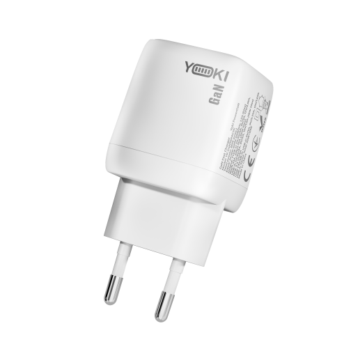 Купити Мережевий Зарядний Пристрій Yoki YK-GaN35PACB PowerGaN Type-C + USB PD&QC 35W, 6