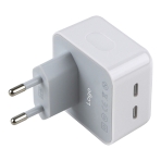 Купити Сетевое Зарядное Устройство For IP Square 2USB‑C PD25W+PD25W Total 50W 1:1