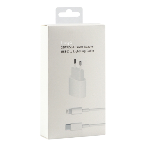 Купити Сетевое Зарядное Устройство For IP PD25W 14 Pro Max+Type-C to IP 1:1, 2