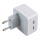 Купити Сетевое Зарядное Устройство For IP Square 2USB‑C PD25W+PD25W Total 50W 1:1 Бiлий