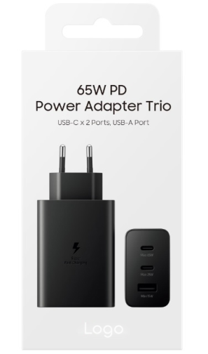 Сетевое Зарядное Устройство for Sam 1USB/2USB-C QC/PD65W 1:1 превью 2