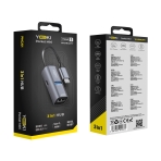 Купити USB Hub YOKI Pocket Mini 3in1 YK-HPMCAH1, 2