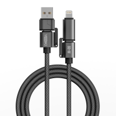 Купити Кабель USB YOKI CA93 CAR MEDIA USB-A/Type-C to Type-C/to iP 60W 1.8m Купити Кабель USB YOKI CA93 CAR MEDIA USB-A/Type-C to Type-C/to iP 60W 1.8m